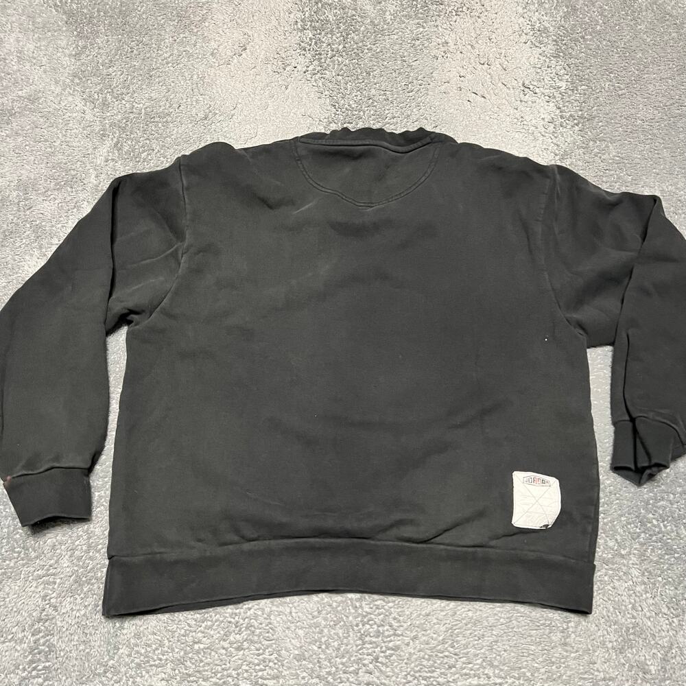 Nike Air Jordan Sweatshirt Mens XL Sport DNA Hybrid Fleece Crew DC9615 Black - Picture 3 of 9